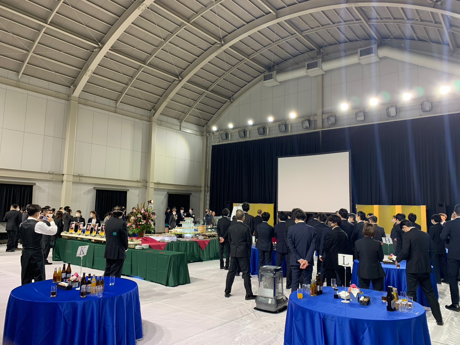 大規模会場のレイアウト風景 