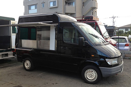 キッチンカーレンタル ベンツワゴン車