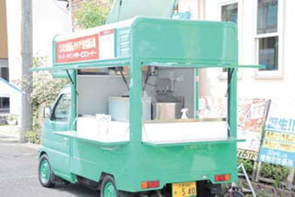 キッチンカーレンタル 軽車両(緑)
